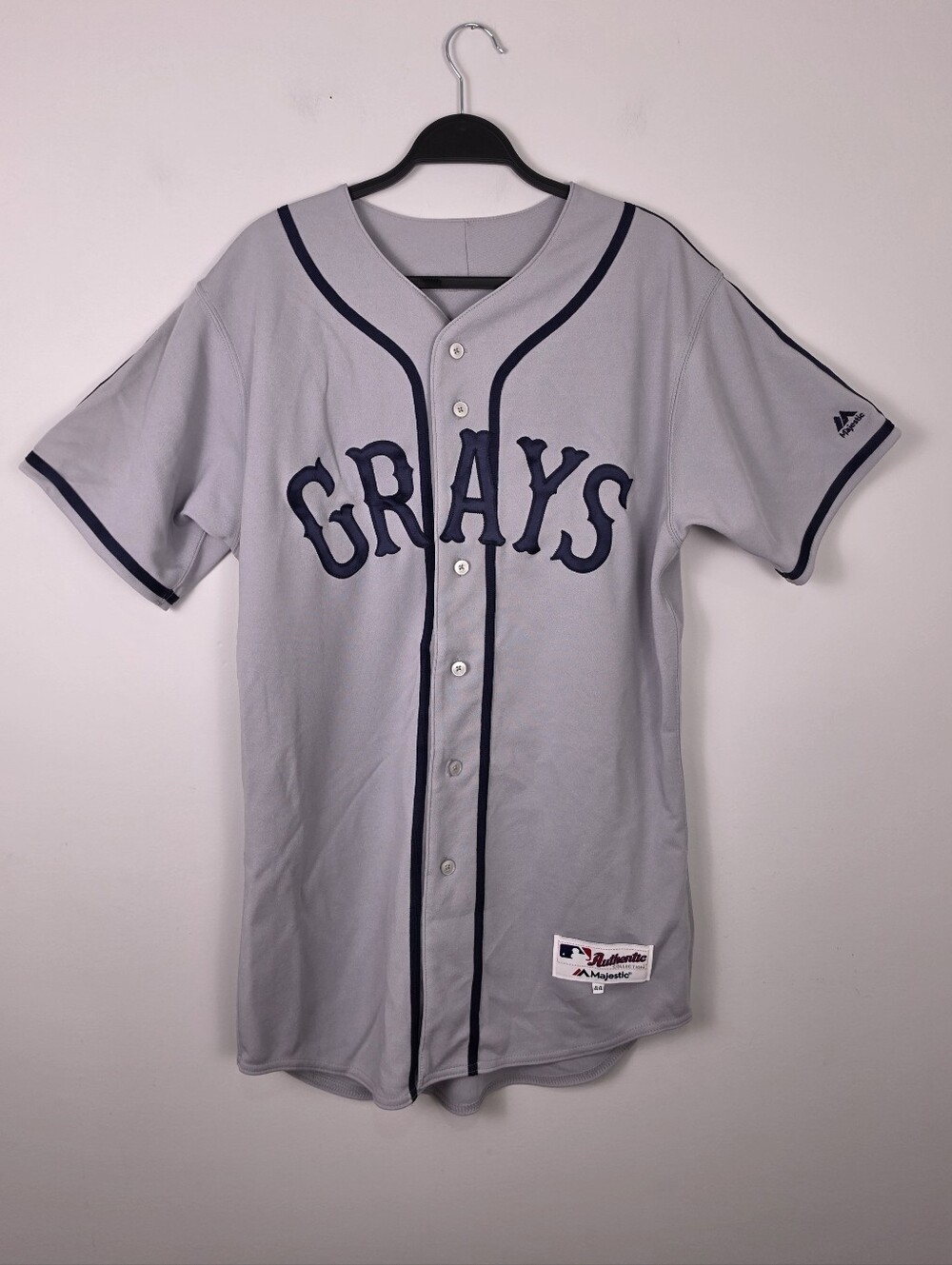 Majestic MLB Authentic Collection Homestead Grays Negro Leagues Baseball Size 44